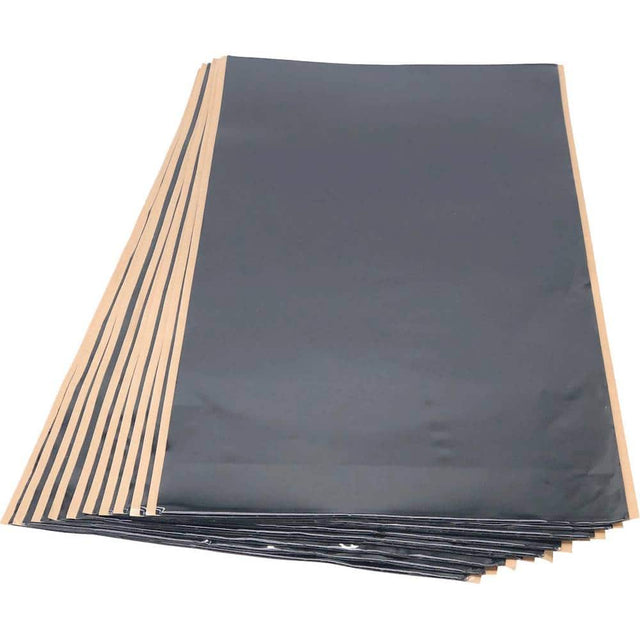 Front. HushMat - Trunk Sound-Damping Kit, 19 Sq. Ft. - Stealth Black Foil.