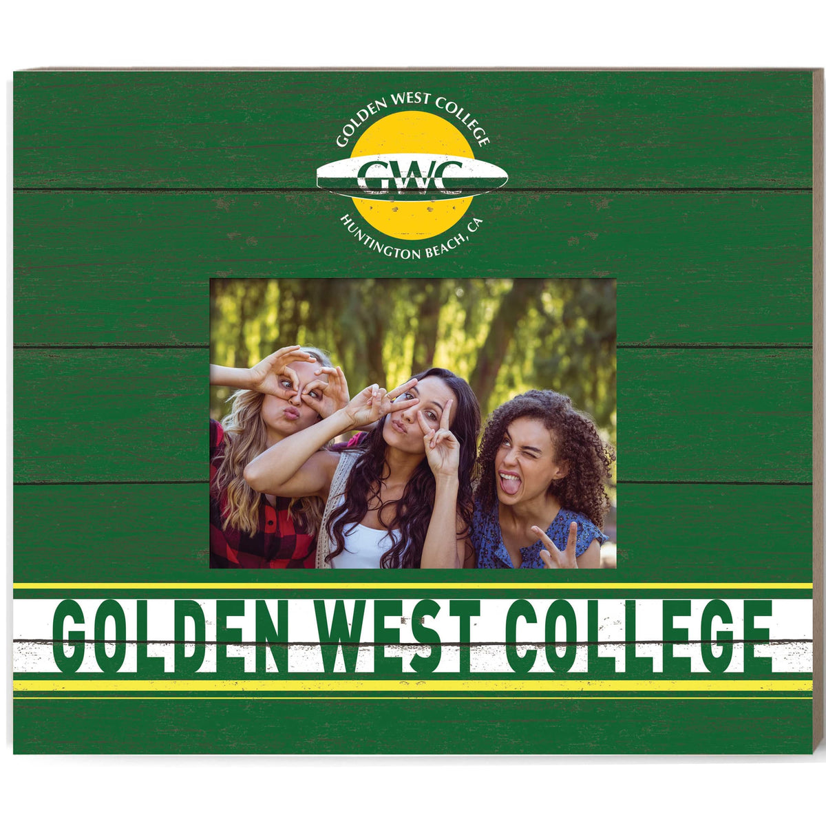 Jardine - Golden West College 11'' x 13'' Team Spirit Scholastic Picture Frame - Green