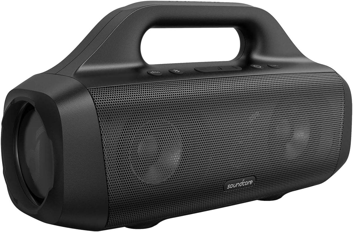 Soundcore - Anker Motion Boom Waterproof Bluetooth Speaker - Black