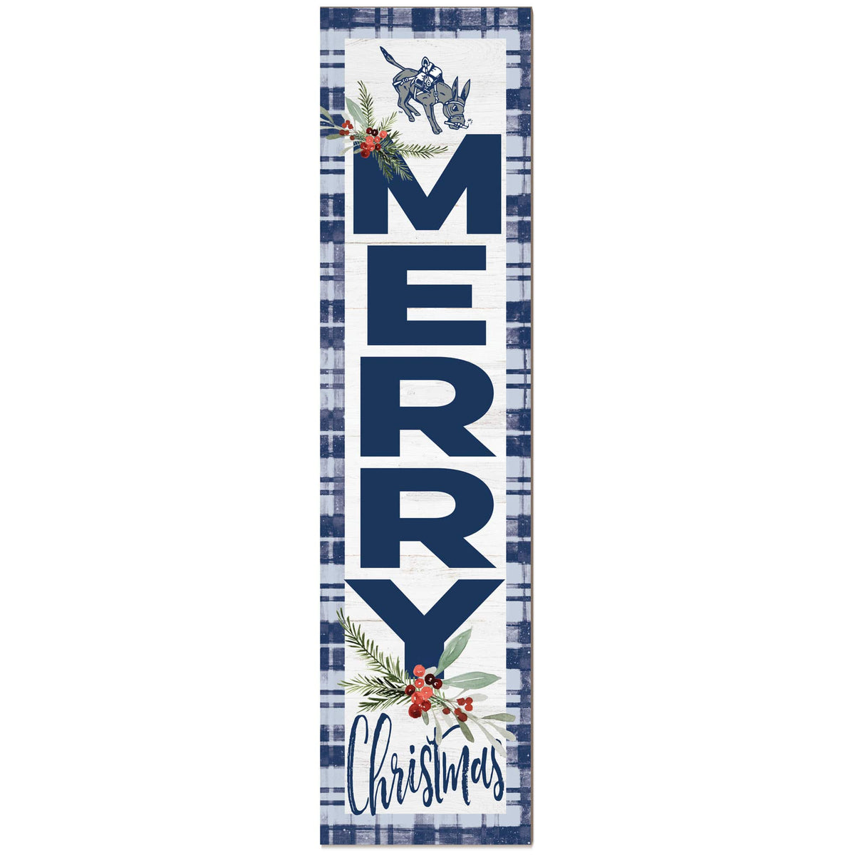 Jardine - Colorado School of Mines Orediggers 12'' x 48'' Outdoor Christmas Leaner - White