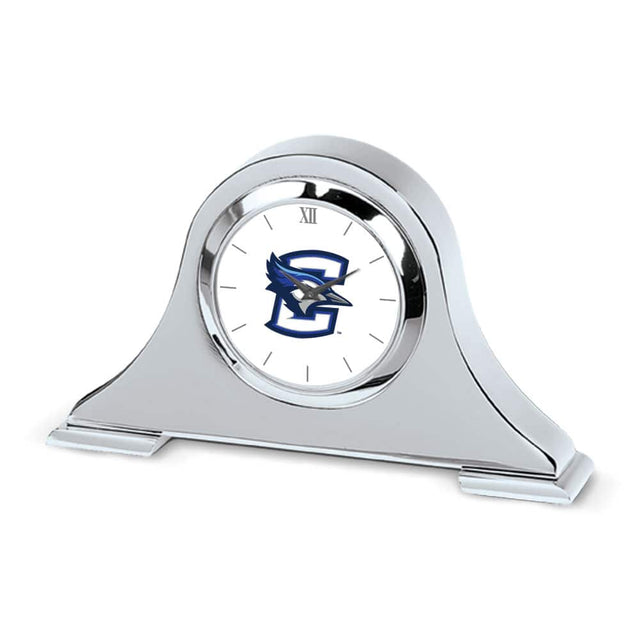 Front. Jardine - Silver Creighton Bluejays Logo Napoleon Desk Clock - Silver.