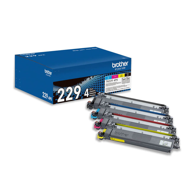 - - - 120 brother e p Pack Paquets 229 229 4 Paquetes Pacotes 4 brother side az your 1 I 1 I I - I co dd TN229 4PK | I I I : 1 : - - -n - - - - -  I : - - - +R brother Y CO