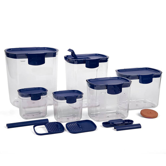 Front. Progressive International - Preworks ProKeeper Clear Storage Container Set.