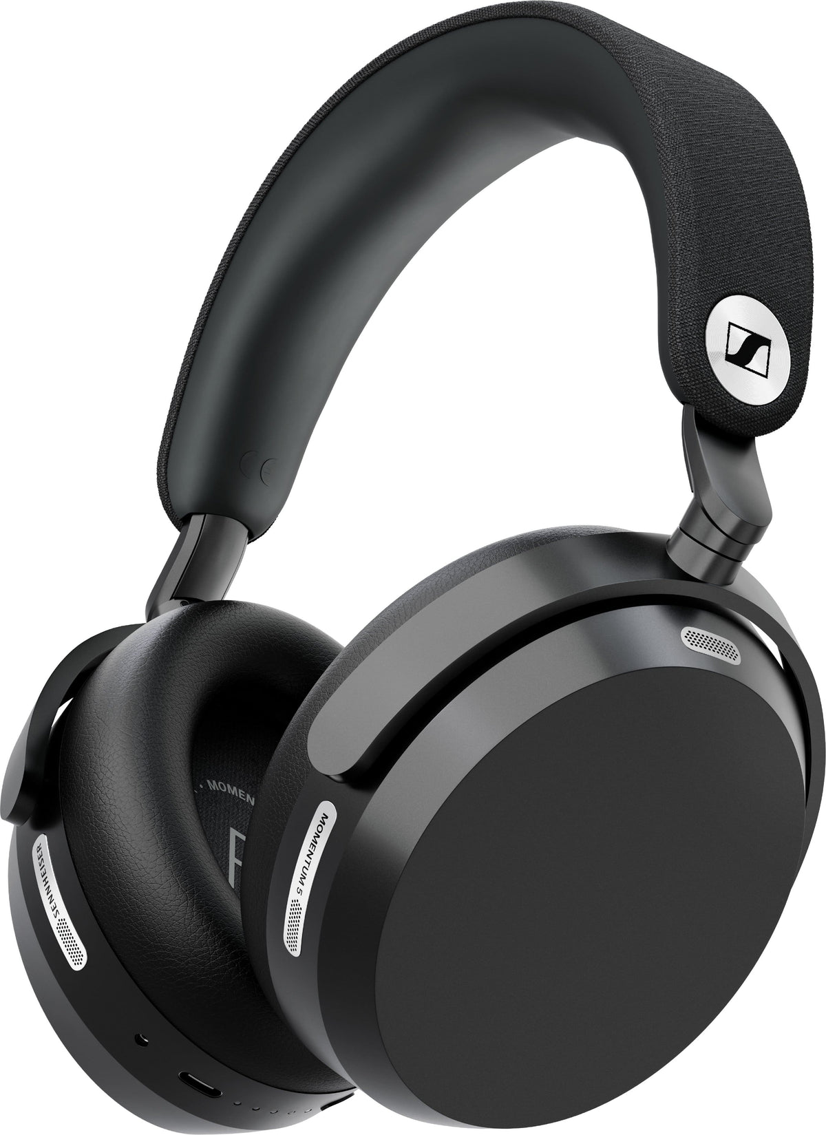Sennheiser - MOMENTUM 5 Bluetooth Wireless Adaptive Noise-Canceling Over-The-Ear Headphones - Black
