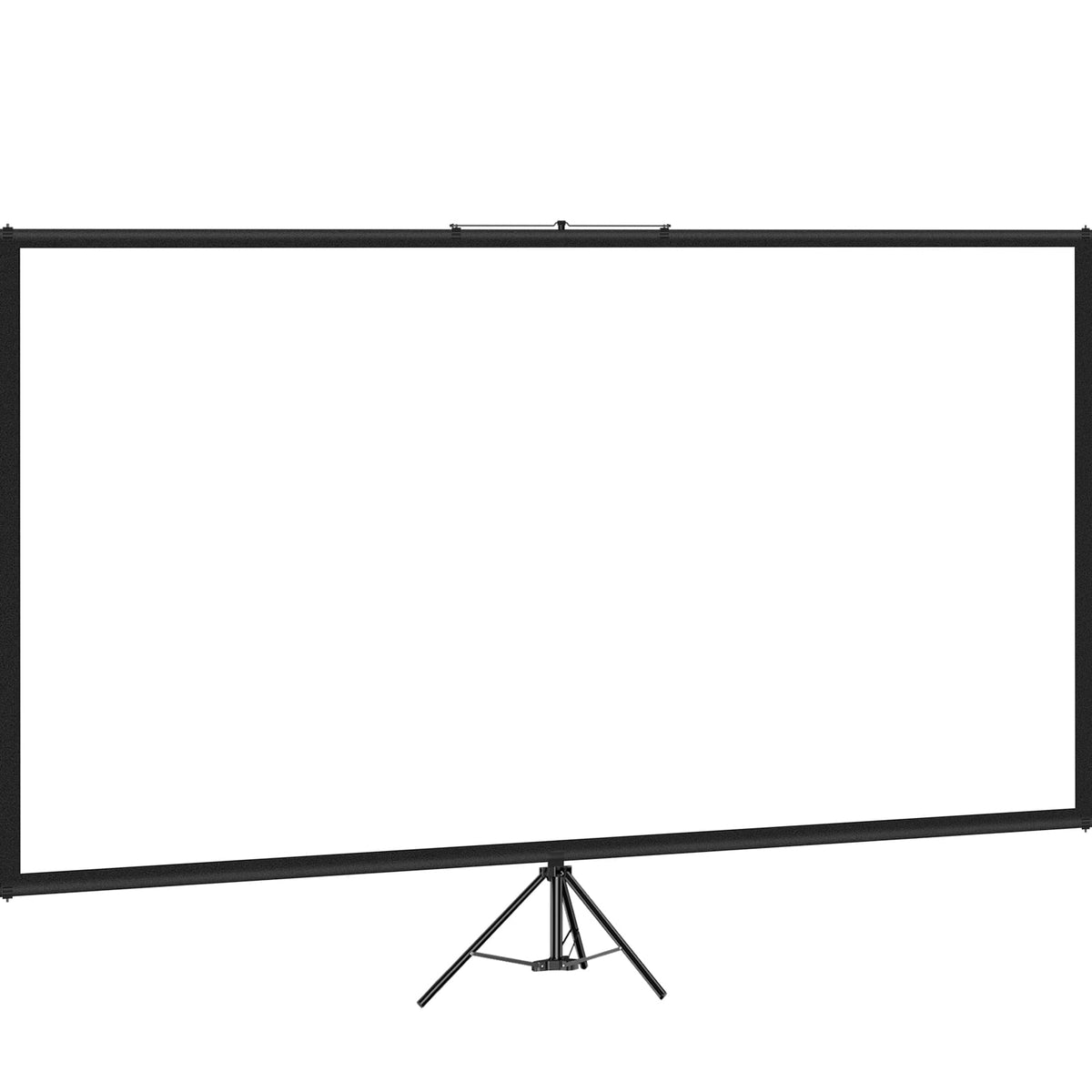 VEVOR - Tripod Projector Screen with Stand 80 inch 16:9 4K HD Projection Screen Stand Wrinkle-Free Height Adjustable - Black,White