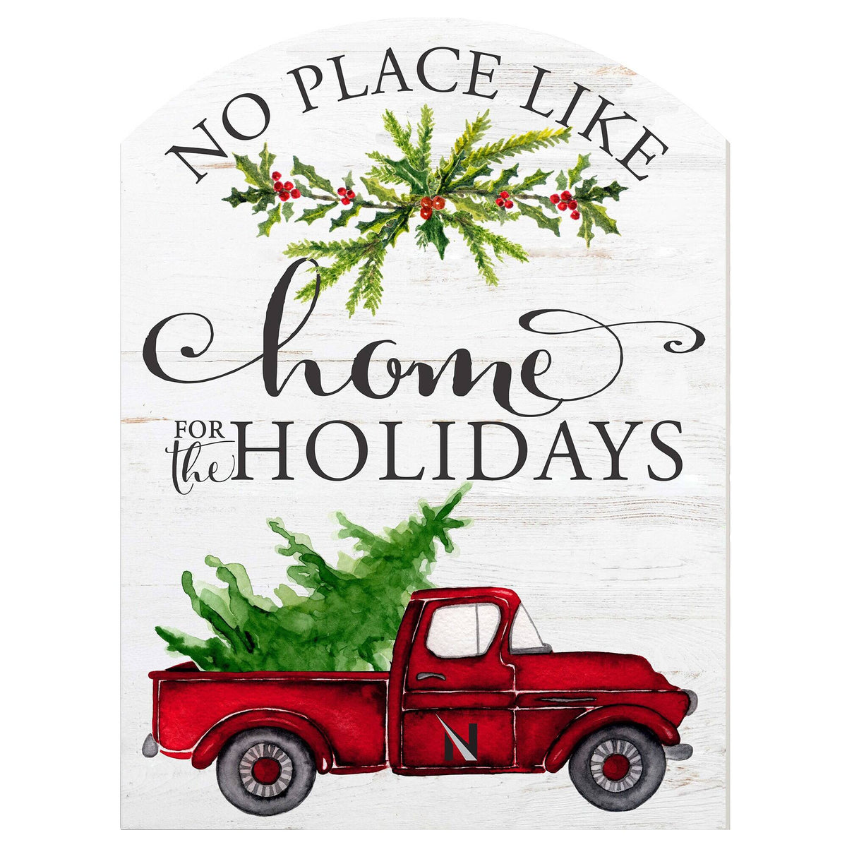 Jardine - Northwestern Ohio Racers 16'' x 22'' Holiday Marquee Sign - White