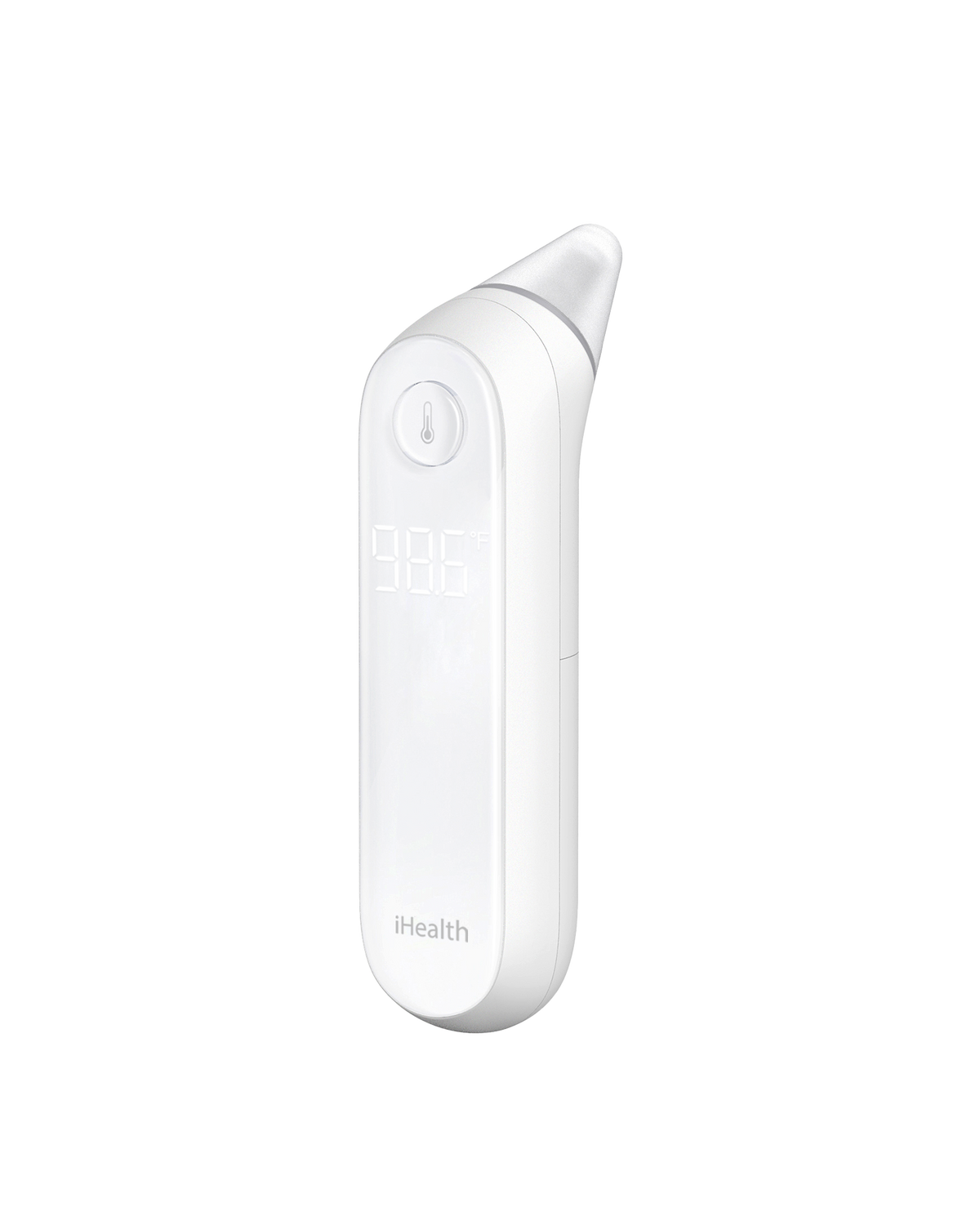 iHealth - Ear Thermometer for Babies over 3 months, Kids, Adults, Infrared Sensor, Pre-Warmed Tip, All-in-One Kit for Home/Travel - White