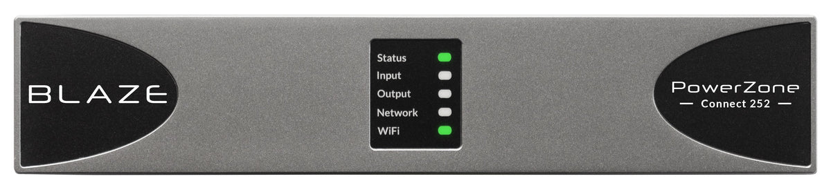 Sonance - Blaze PowerZone Connect 252 – 250 W DSP-enabled Class-D amplifier with 2 channels (Each) - Black