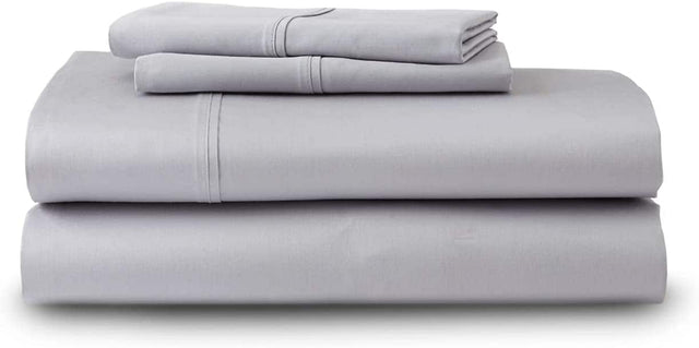 Front. GhostBed - Sheets Grey - Twin - Gray.