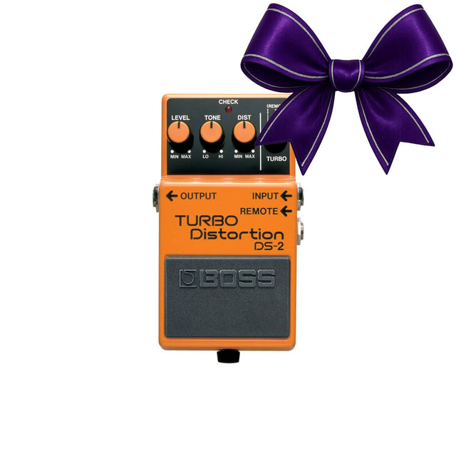 CHECK REM LEVEL TONE DIST . MIN MAX LO . H . MIN MAX TURBO OUTPUT INPUT REMOTE TURBO Distortion DS-2 SBOSS
