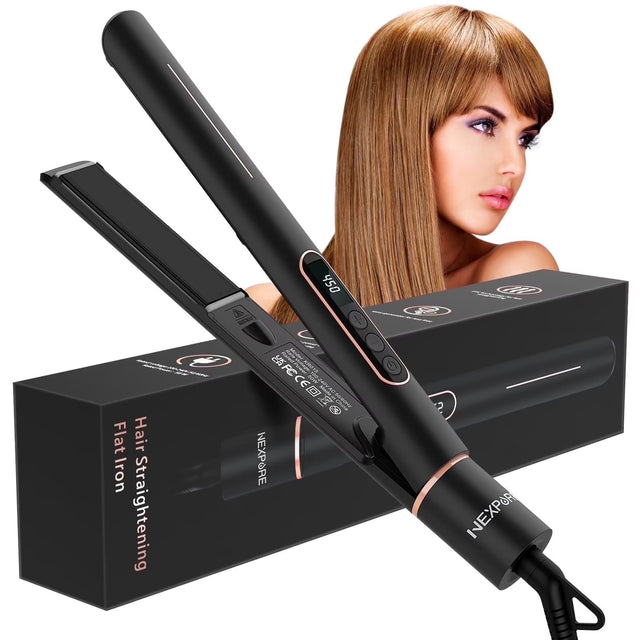 Flat Iron Straightening  
450°  
NEXPORE H77  
Hair Straightening  
Flat Iron  
NEXPORE