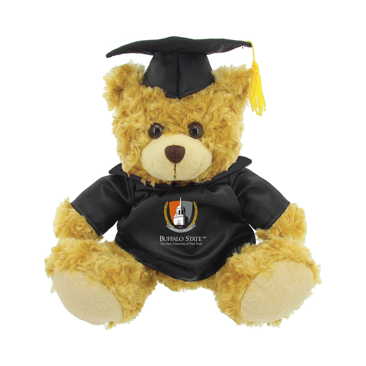 Jardine - Buffalo State Bengals 12'' Graduation Plush Bear - Oatmeal