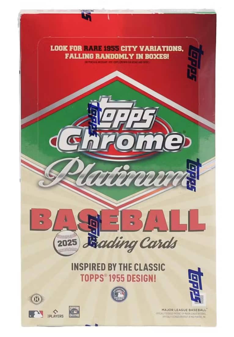 2025 Topps Chrome Platinum `55 Baseball Hobby Box