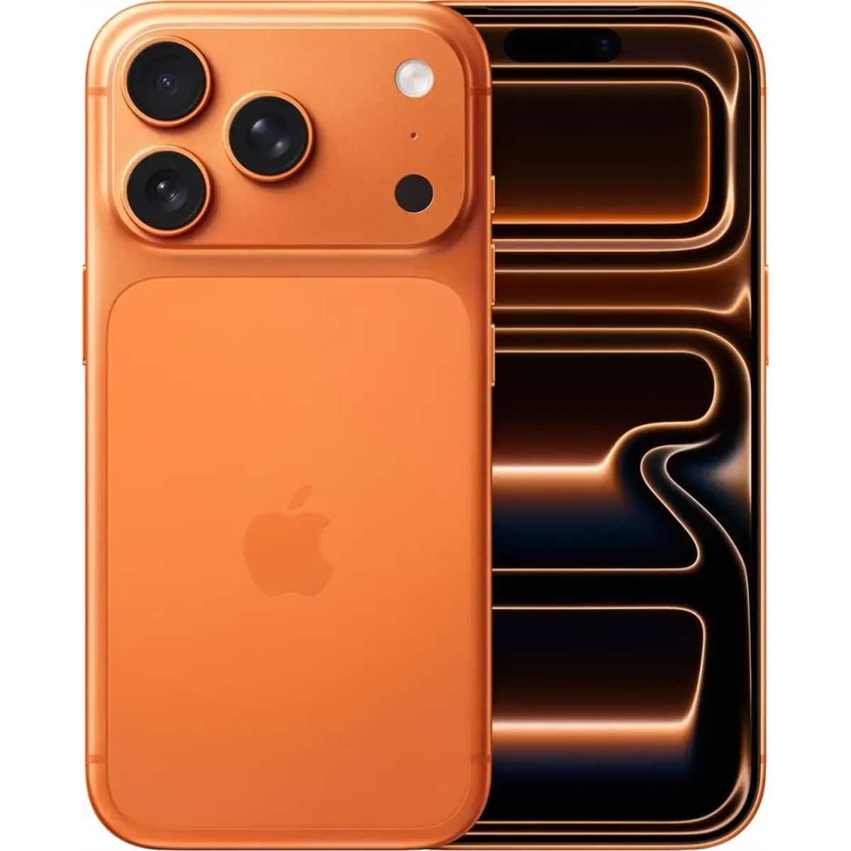 Apple - Refurbished Excellent - iPhone 17 Pro Max 2TB 6.9" 5G Fully Unlocked, Cosmic - Orange