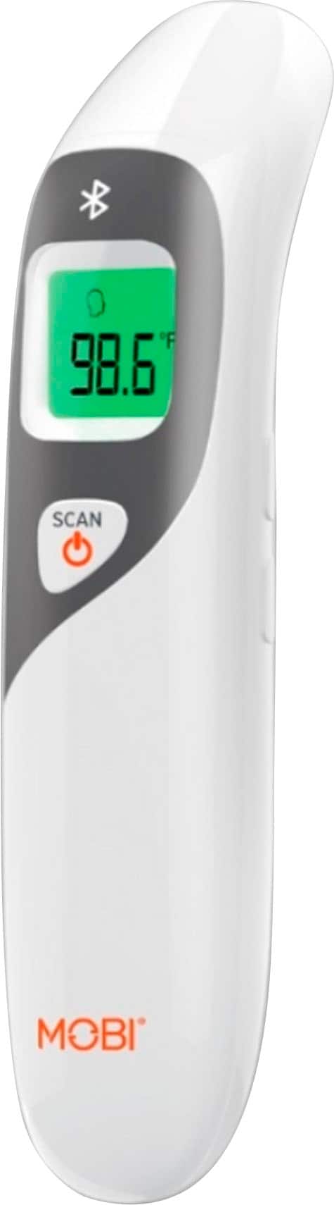 MOBI - Smart DualScan Color LCD Ear & Forehead Bluetooth Thermometer - White