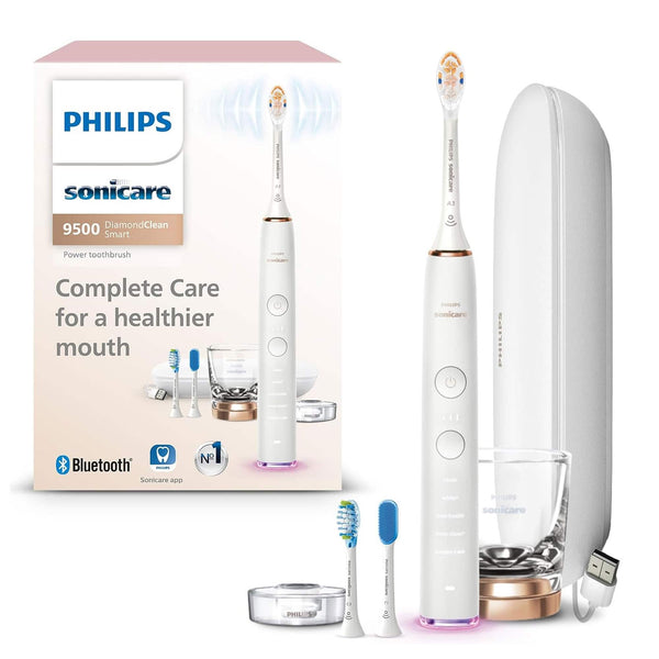 Philips Sonicare - DiamondClean Smart 9500 Electric Toothbrush HX9923/61 - Rosegold