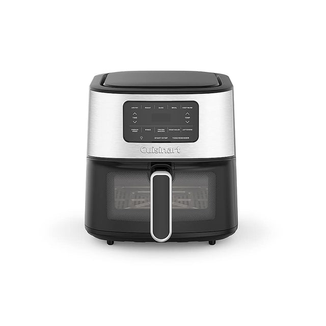 Alt View 11. Cuisinart - Basket Air Fryer - Stainless Steel and Black.