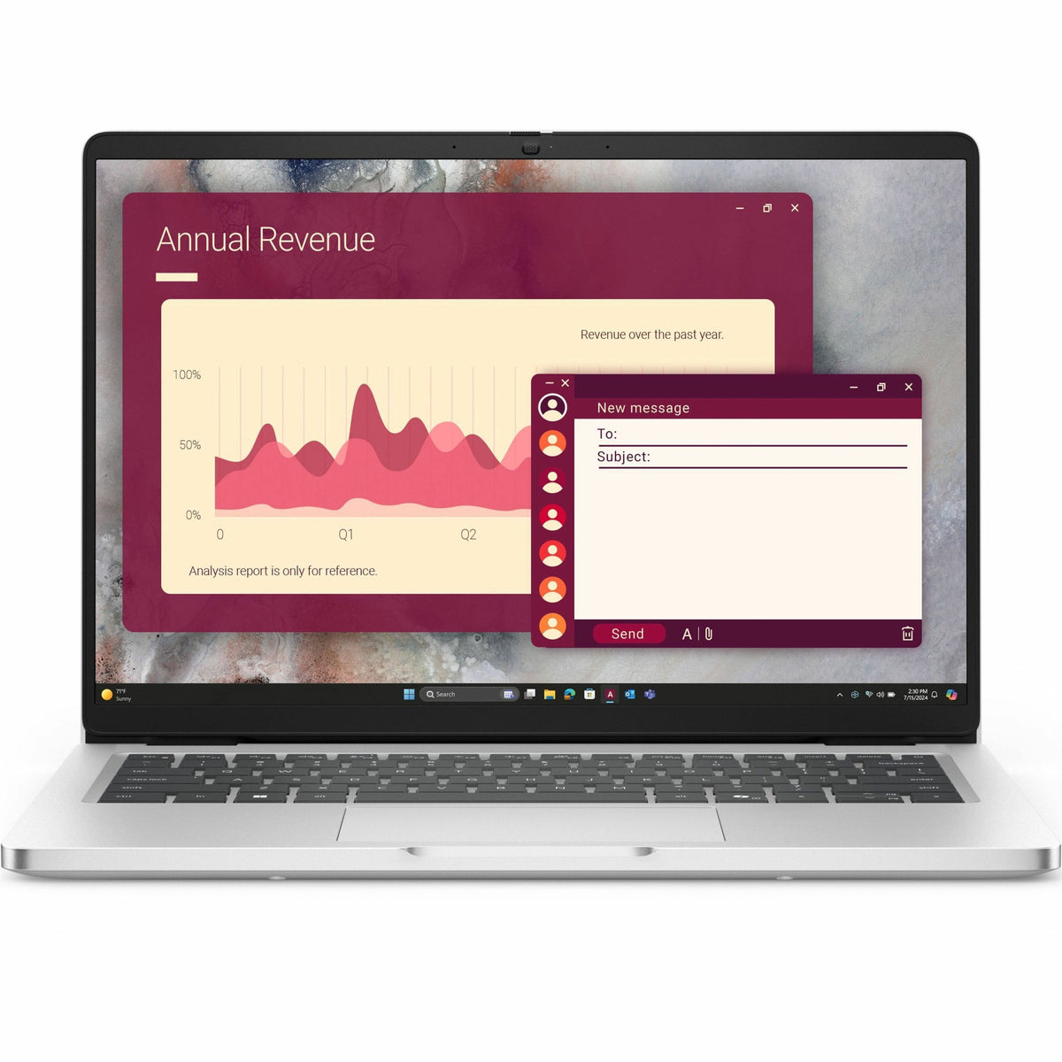Dell - Pro 14 14" IPS LCD 1920 x 1200 (Full HD Plus) Laptop - Intel Core 5 with 8GB Memory - 256 GB SSD - Magnetite, Other