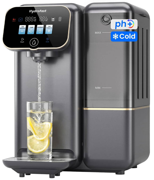 Hydrofast Lack UV Set Volume Flush ml  
Tau Pure = TES TOE Set Cold Ambient Volume + Cold MAX ph + Cold MIN