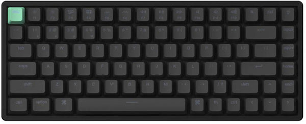 Keychron - K2 HE 75% Custom Wireless RGB Mechanical Keyboard with Programmable QMK/VIA Hot-Swappable Magnetic Switch - Black