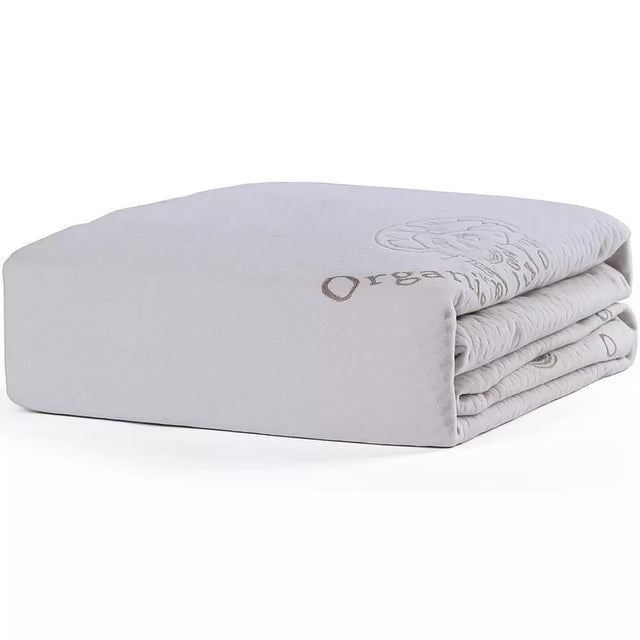 Front. Comfety - Mattress Protector, Waterproof Breathable Cotton Cover, Ultra Soft Mattress Pad Cover - King - White.