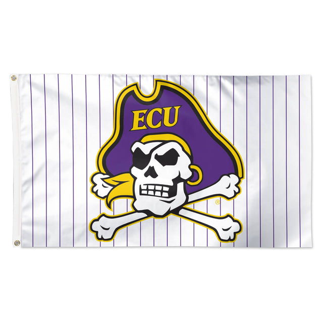 Front. WinCraft - ECU Pirates 3' x 5' Stripe Deluxe Single-Sided Flag - Multicolor.