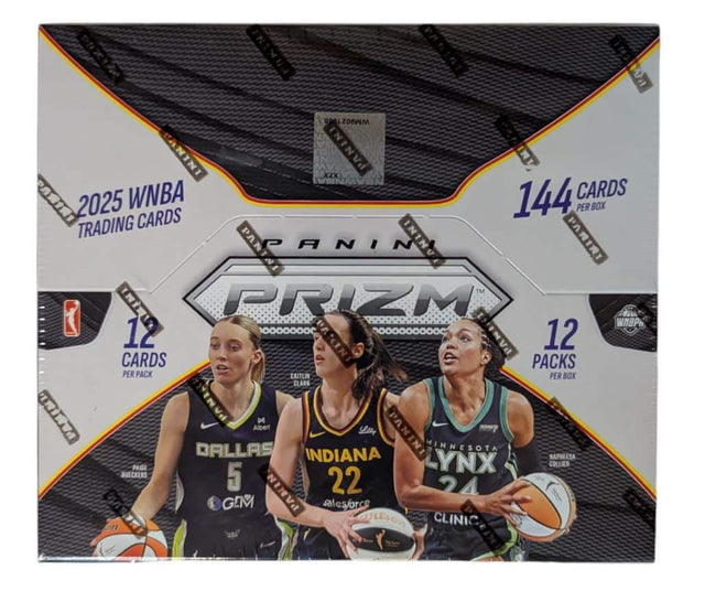 WM902 TANINI PANINI XxZX WNBAI AW1R WNBA 144 CARDS 2025 CARDS PER BOX TRADING PAN PARIRI PANTSL PANIN TONINI TM DAMIN PRIZM WHBP 12 PANIN INVd 12 CARDS PACKS PER PACK CAITLIN PER BOX CLARK NWA PAMEALL D Albert Lla PANINI DALLAS MINNESOTA INDIANA LYNX NAPHEESA COLLIER PAIGE BUECKERS 5 PAMIN 22 24 GEM salesforce CLINIC

2025 WNBA TRADING CARDS  
144 CARDS PER BOX  
12 CARDS PER PACK  
12 PACKS PER BOX  
PANINI PRIZM  
DALLAS  
INDIANA  
MINNESOTA LYNX  
CAITLIN CLARK  
PAIGE BUECKERS  
NAPHEESA COLLIER