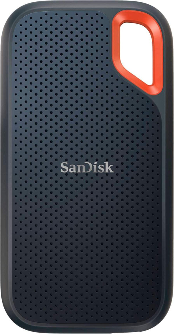 SANDISK - Extreme Portable 2TB External USB-C NVMe SSD - Black