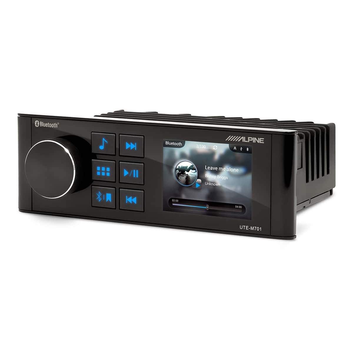Alpine - UTE-M701 Marine Head Unit - Black