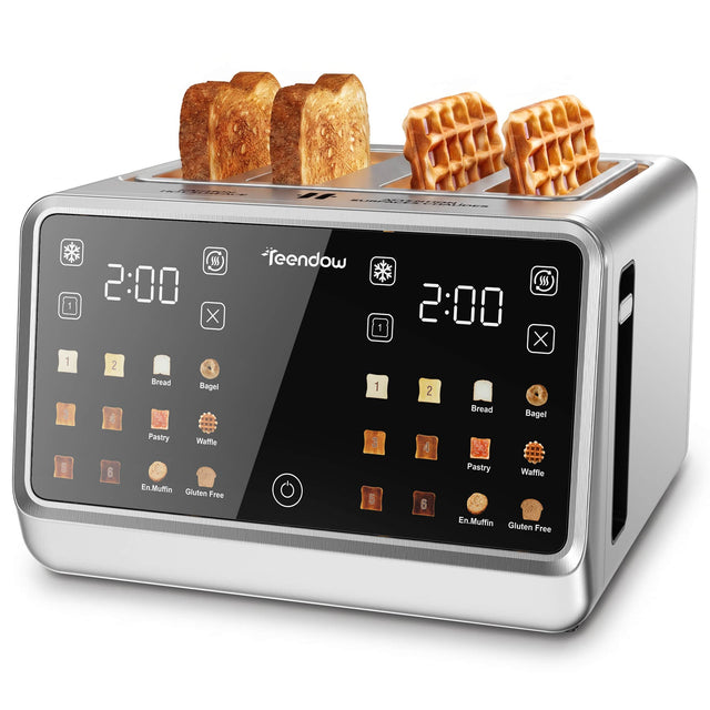HOCTERY  
H-SURFACESCHAUDES  
1  
2:00 X 2 Bread Bagel  
Teendow 1  
00:5 2 Bread Bagel  
Pastry  
Waffle  
3  
GETTY  
6  
En.Muffin Gluten Free