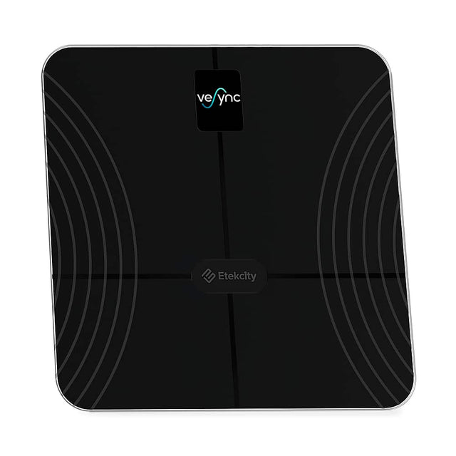 Angle. Etekcity - HR Smart Fitness Scale - Black.