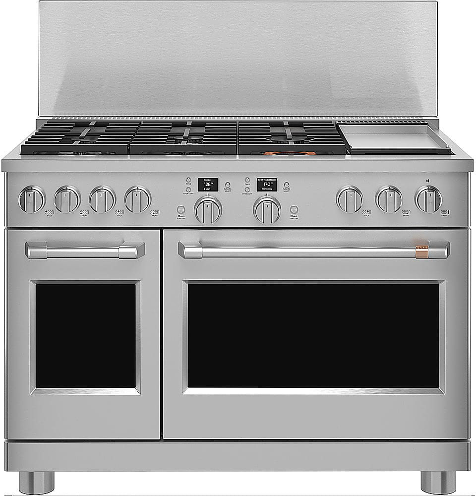 Monogram - 48" Professional 12" Backsplash - Stainless Steel