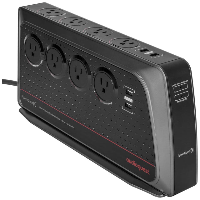 PeS OT PROTECTION OVERVOLTAGE PowerQuest 3 NOu CRECAL SMA PROTECTOR GEIRA-LINEAR UATA NEAR FATER MGA-Caoe Dn PROTECTION audioquest. 3 PowerQuest
