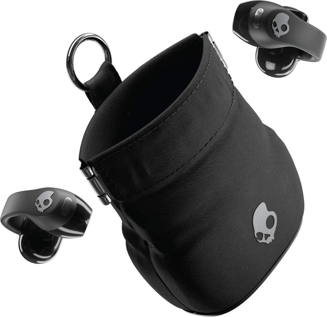 Front. Skullcandy - Push 720 Open - Ear True Wireless Bluetooth Open Earbuds - Black.