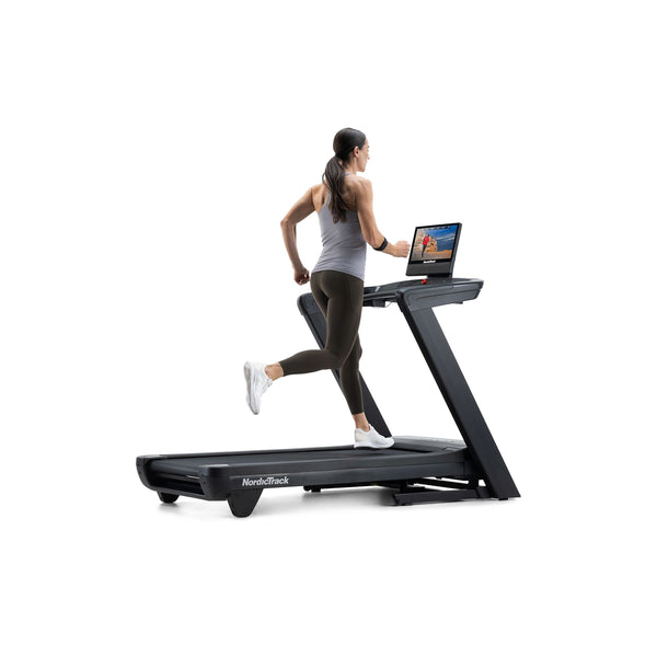NordicTrack - Commercial 1750 Treadmill with 16" Pivoting Touchscreen - Black