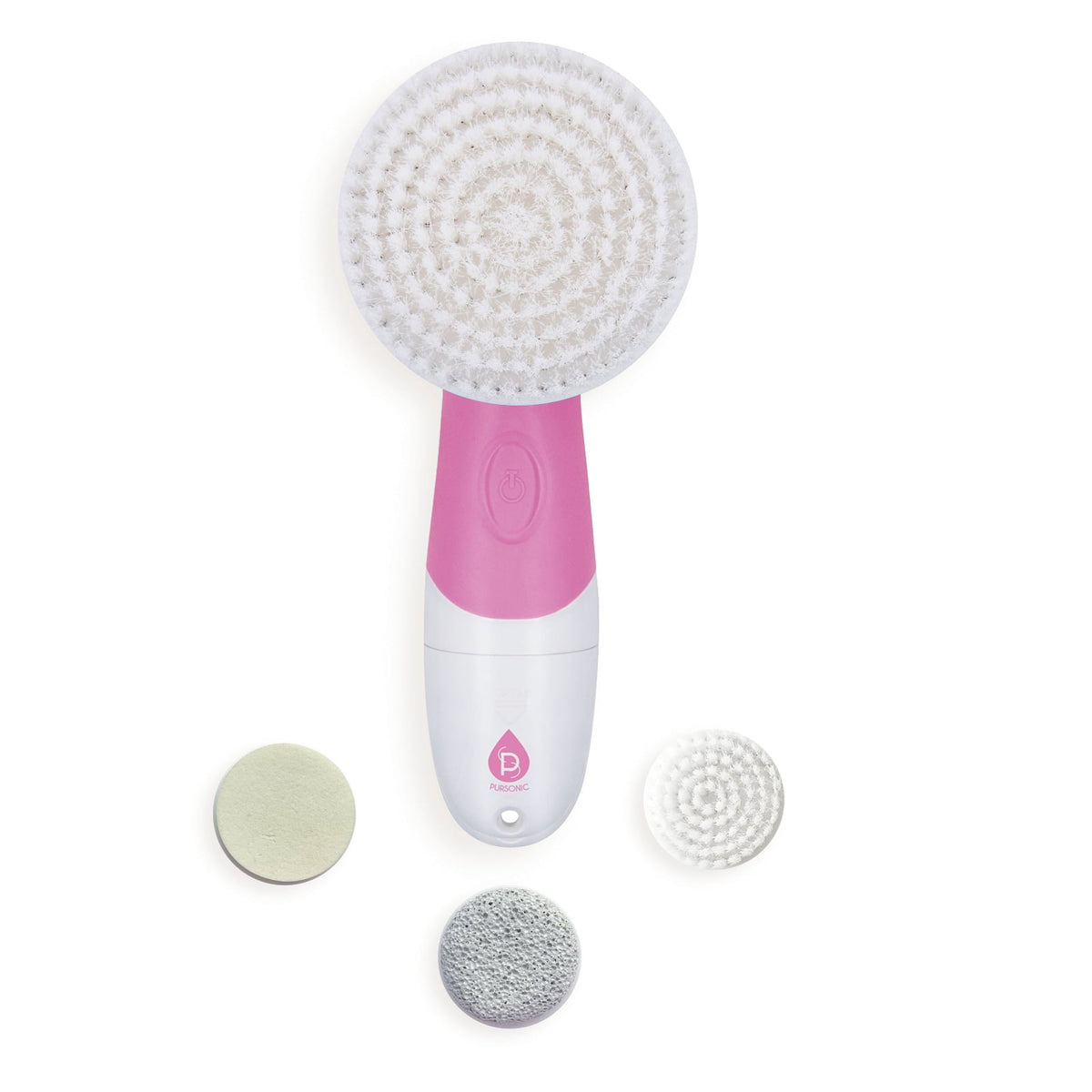 Pursonic - Waterproof Facial Cleansing Brush - Pink