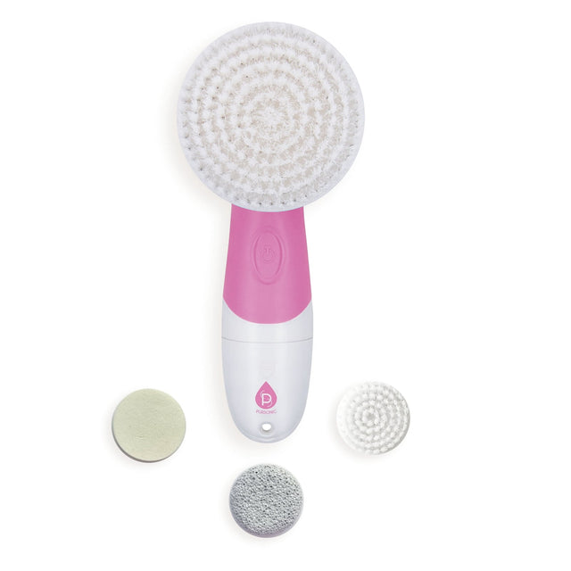 Front. Pursonic - Pursonic Waterproof Facial Cleansing Brush in Pink - Pink.