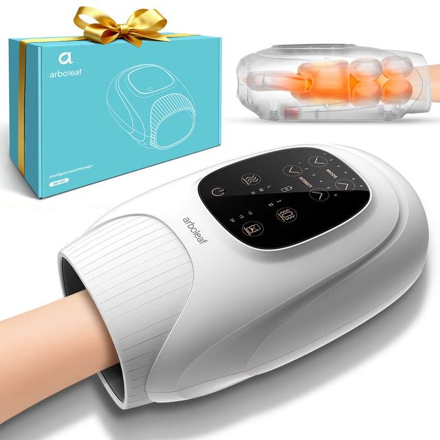 a arboleaf Hand Massager - Intelligent NTRN Model arboleaf. - a 2 R 2 MODE INTENSITY a i . .E i H a -- - E a O  15 20 x . .