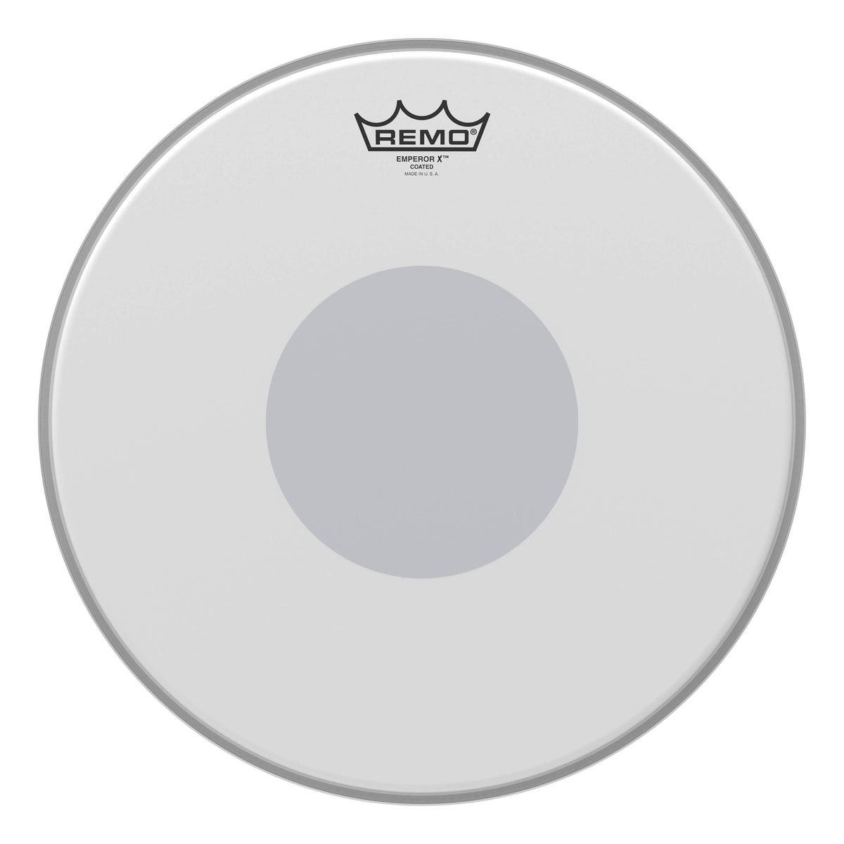 Remo - Emperor® X™ Coated 14-Inch Snare Drumhead with Bottom Black Dot™ and Xtreme Durability
