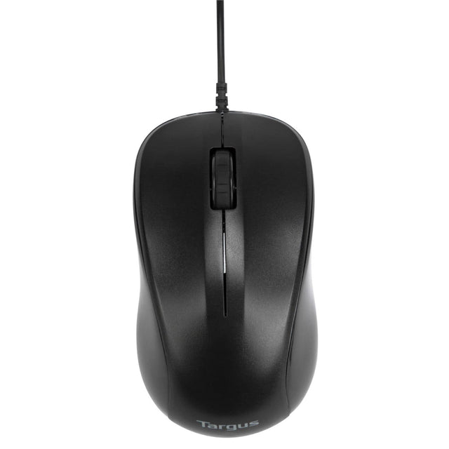 Front. Targus - 3-Button USB Optical Mouse - Black.