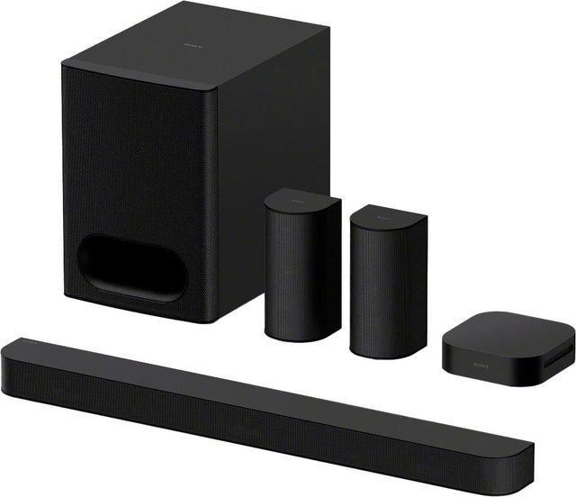 Front. Sony - Sony BRAVIA Theater System 6, 5.1ch with subwoofer, Dolby Atmos/DTS:X compatible - Black.
