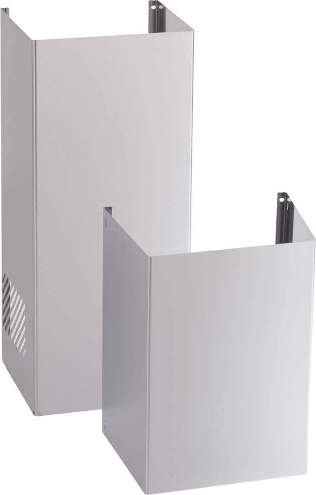 Angle. GE - 9' Ceiling Duct Cover Kit - Stainless Steel.