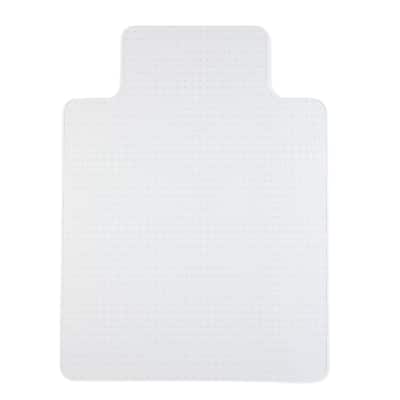 Front. Staples - Carpet Chair Mat with Lip, 36" x 48'', Flat-Pile - Clear.