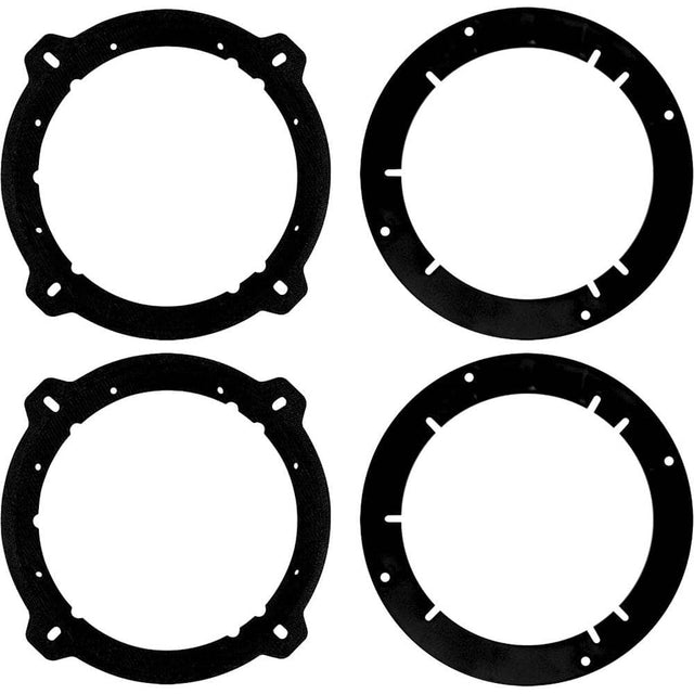 Front. Metra - Speaker Bracket for Select 2009-2023 Hyundai Elantra Soul Sportage Forte Tucson - Black.