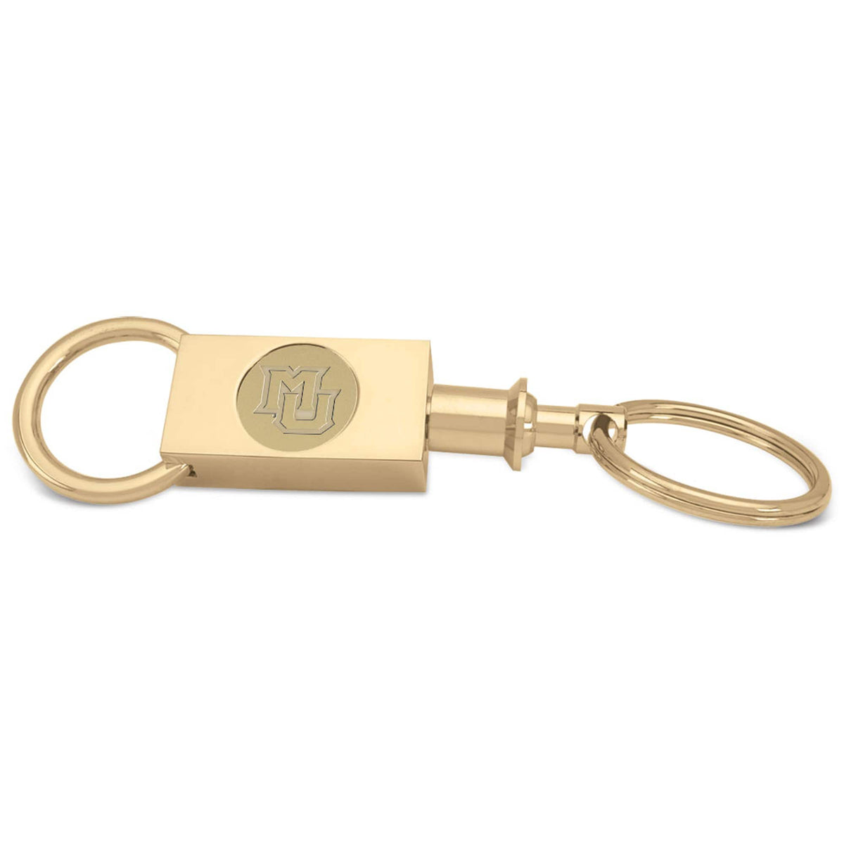 Jardine - Marquette Golden Eagles Team Logo Two-Section Key Ring - Gold