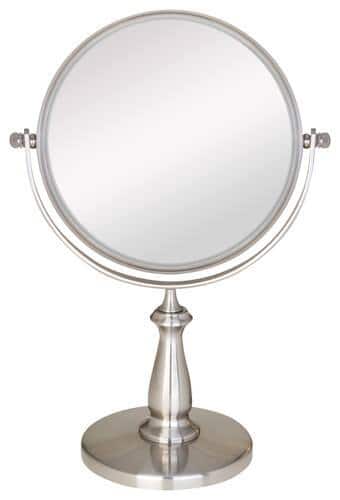 Angle. Zadro - 2-Sided Swivel Vanity Mirror - Silver.