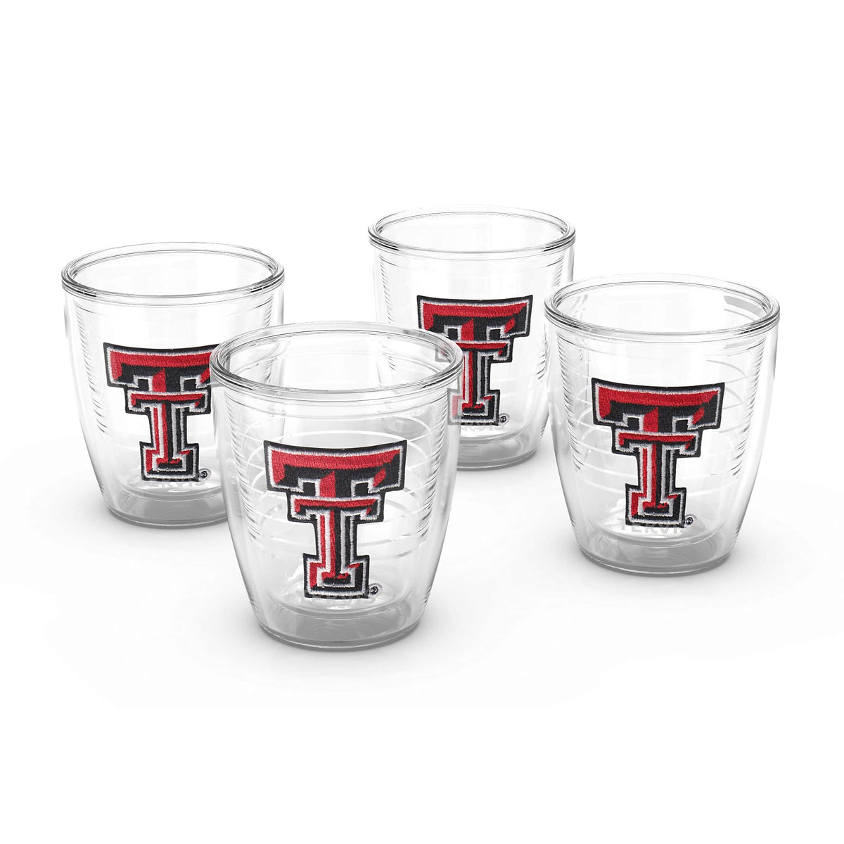 Tervis - Texas Tech Red Raiders 4-Pack 12oz. Emblem Tumbler Set - Multicolor
