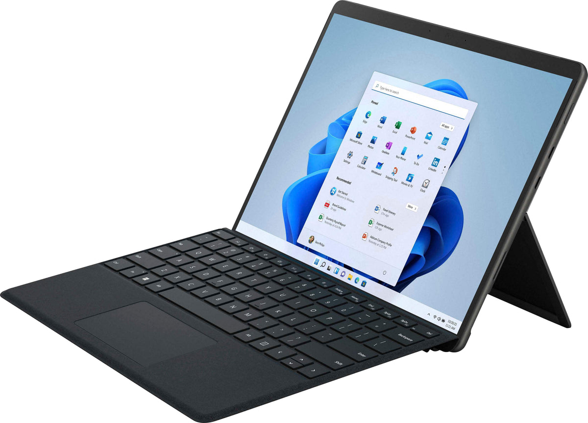 Microsoft - Geek Squad - Refurbished Surface Pro 8 – 13” Touch Screen – Intel Evo Platform Core i7 – 16GB Memory – 512GB SSD – Device Only - Graphite