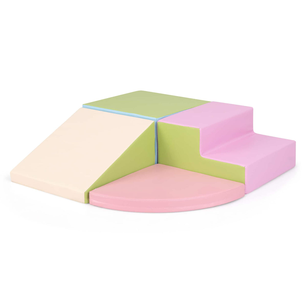 Gymax - Climb and Crawl Foam Block Play Set for Children Development Indoor Active Play - Multicolor