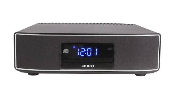 Aiwa - Exos Home Bluetooth Speaker with CD Player - Black
